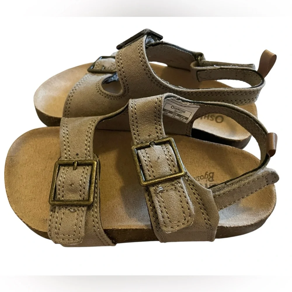 OSHKOSH B’GOSH Bruno Triple Strap Casual Sandal Unisex Toddler Size 9